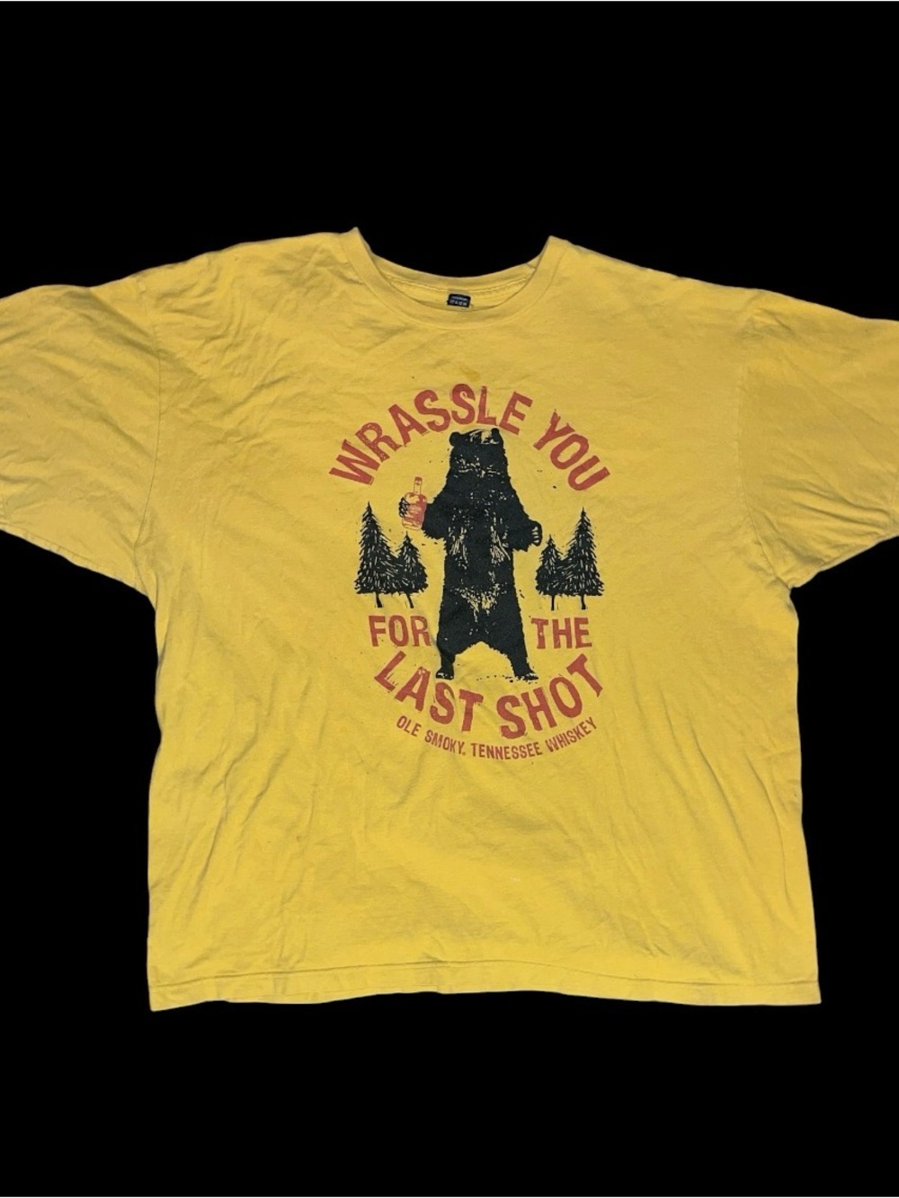 Wrassle You For The Last Shot Yellow T-Shirt